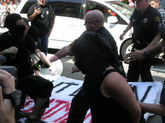 Officer Muoio fires his taser