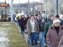 F22 New Castle Anti-War March