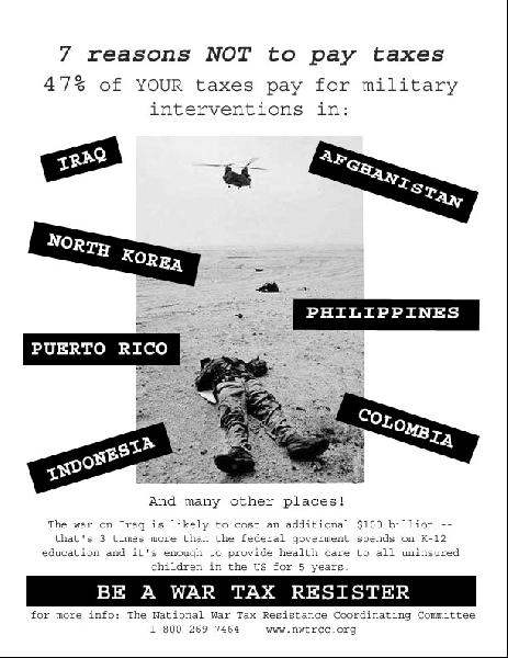 war tax resistance f...