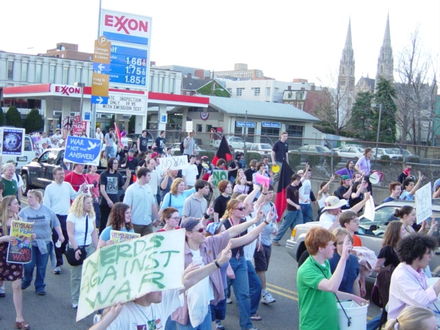 Confrontation at Exx...