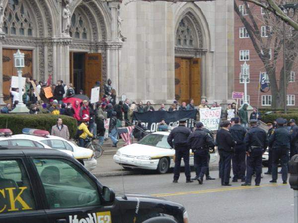 end of march across ...