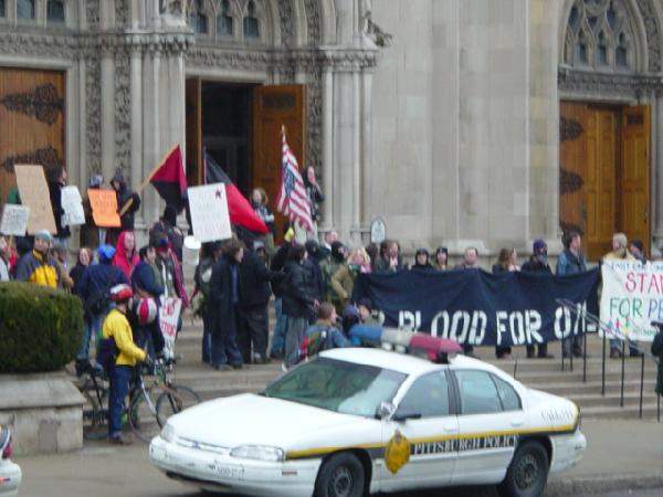 end of march across ...