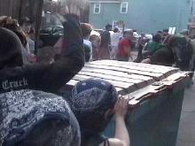 M16 Dumpster Blockade