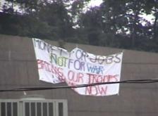 Veteran's Bridge Banner Drop