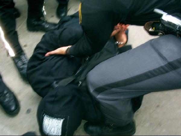arrest - face down...