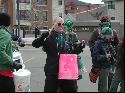 POG's PLA Bucket Brigrade infiltrates St. Patrick's Day parade with Anti-War message