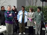 Pictures for the Regional Anti-War Conference Press Conference