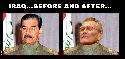 IRAQ...BEFORE AND AFTER
