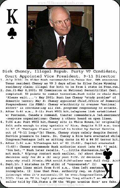 King of Clubs Cheney...