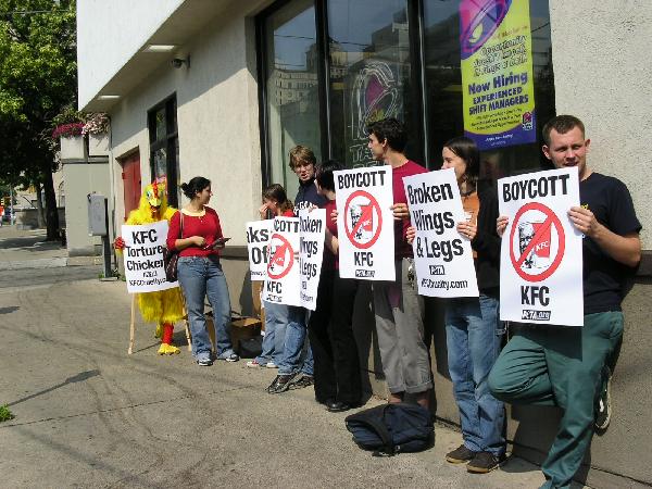 About a dozen local ...