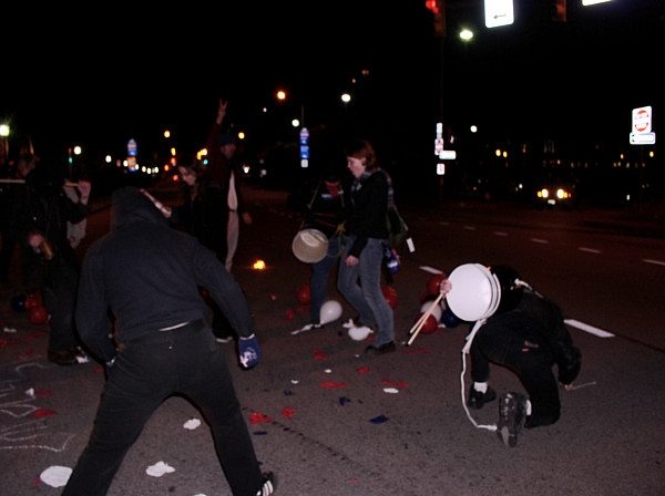 Balloon Stomping...