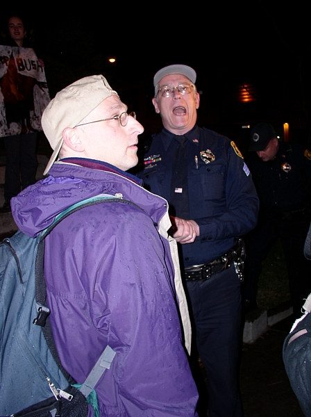 The cops disallowed ...