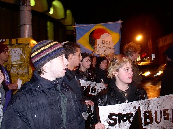 the march...