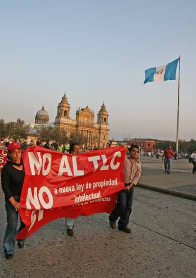 NO to CAFTA in Guate...