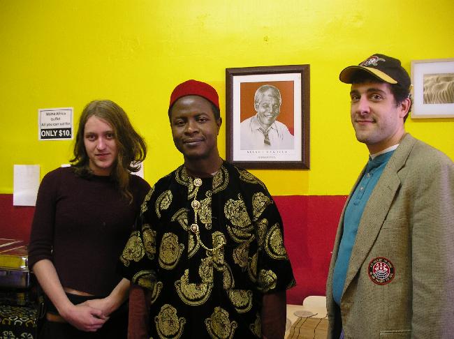 at mama africa's...