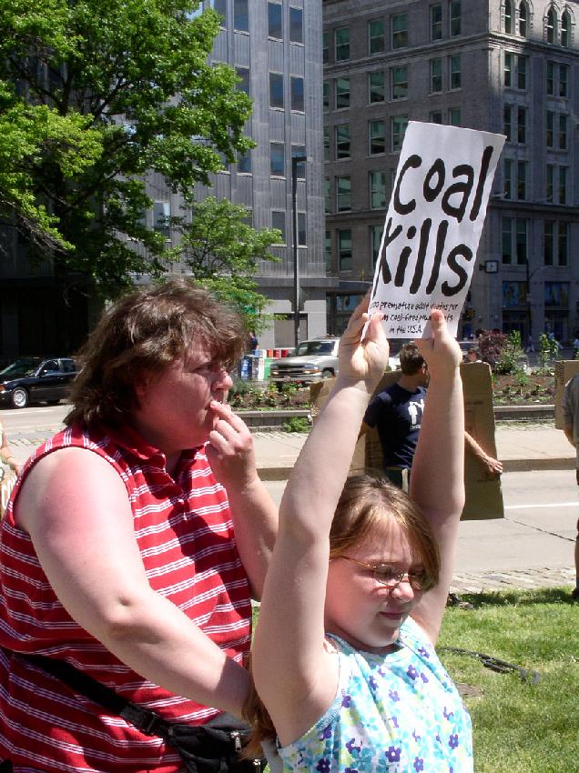 Kid with Sign...