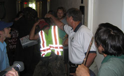 cop attacking protes...