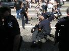 pgh police fire tasers at recruiting protest