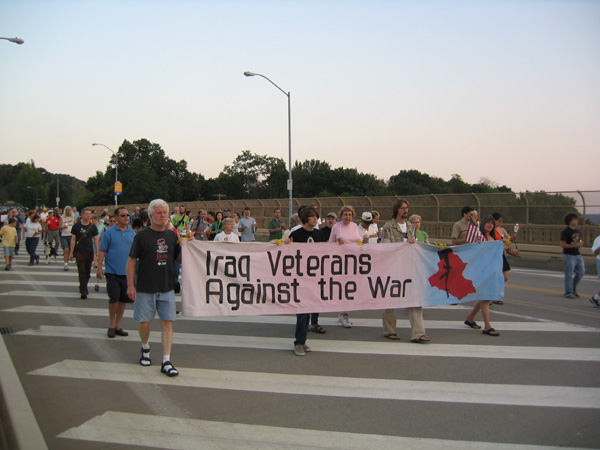 The march...