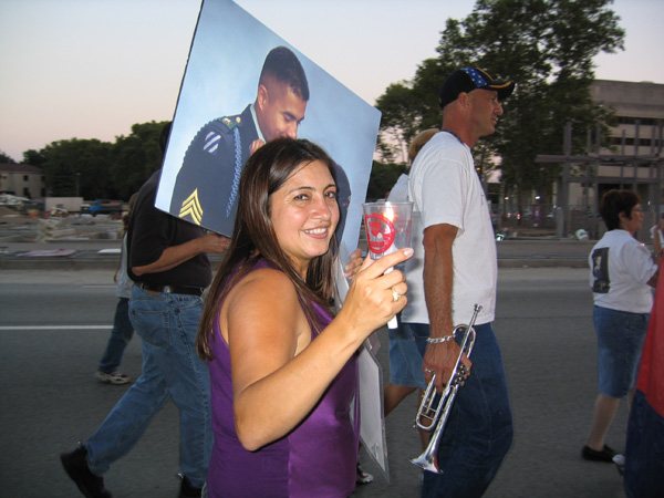 Marching...