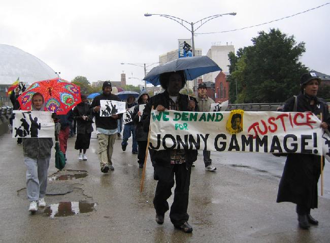 more marching...