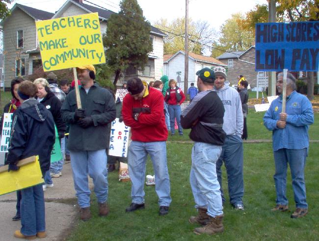 Picketing Teachers...