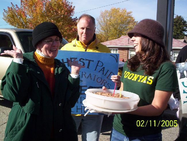 Students celebrate a...