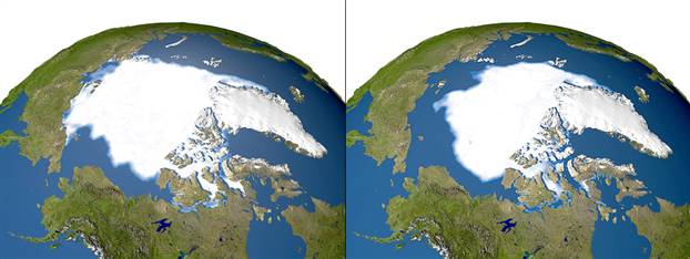 Arctic ice melting f...