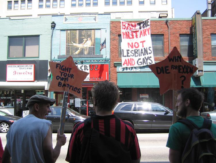 banner and signs......