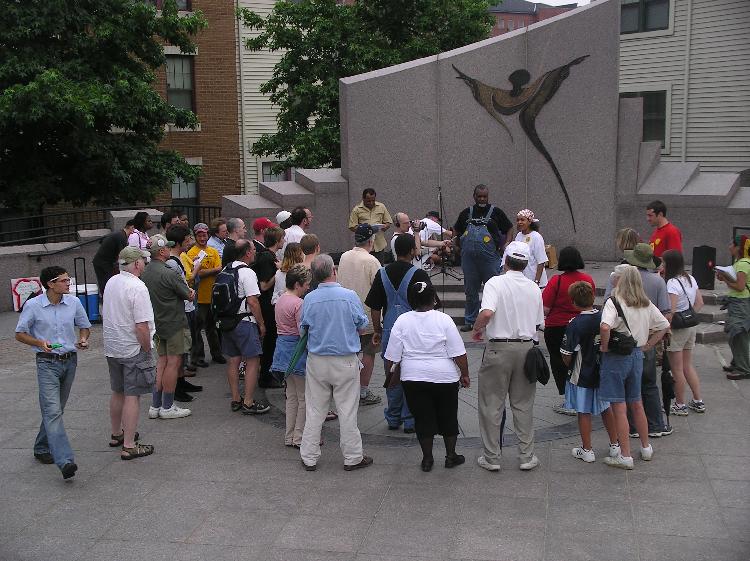 Freedom Corner rally...