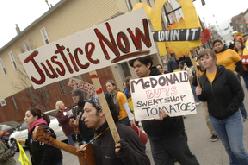 Protest  McDonalds in Oakland On Friday October 27th