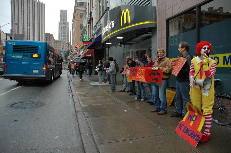 Oct 27 Protest at Mc...