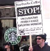 Pittsburgh IWW Strikes again at Starbucks’ Anti-Union Practices
