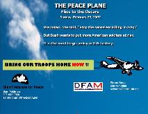 The Peace Plane flies to the Oscars