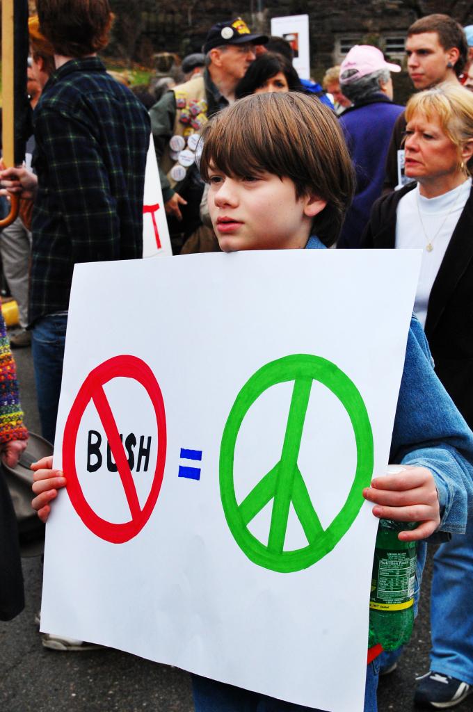No Bush Equals Peace...
