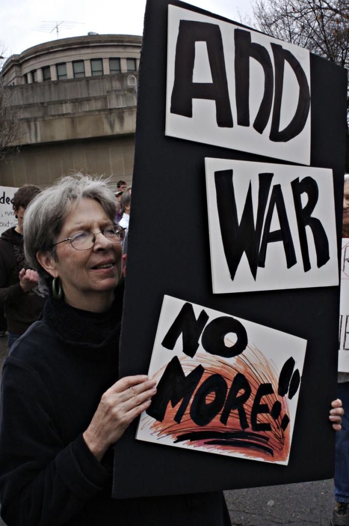And war no more...
