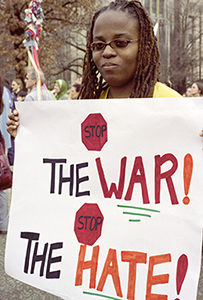Stop the War and hat...