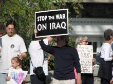 Harrisburg Protests Bush's "End the War" Veto