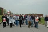 Locked out Steelworkers Rally, Confront Management