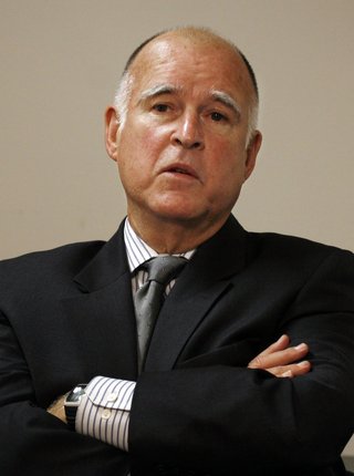 Jerry Brown's record...