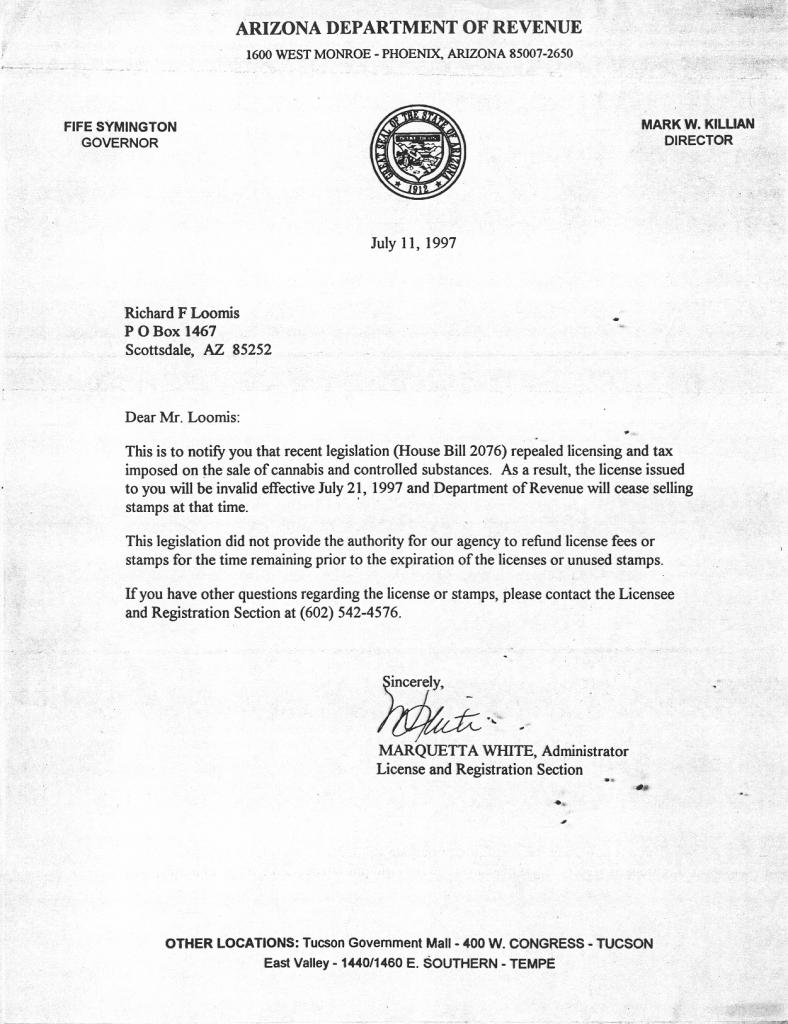 Dope dealers license...